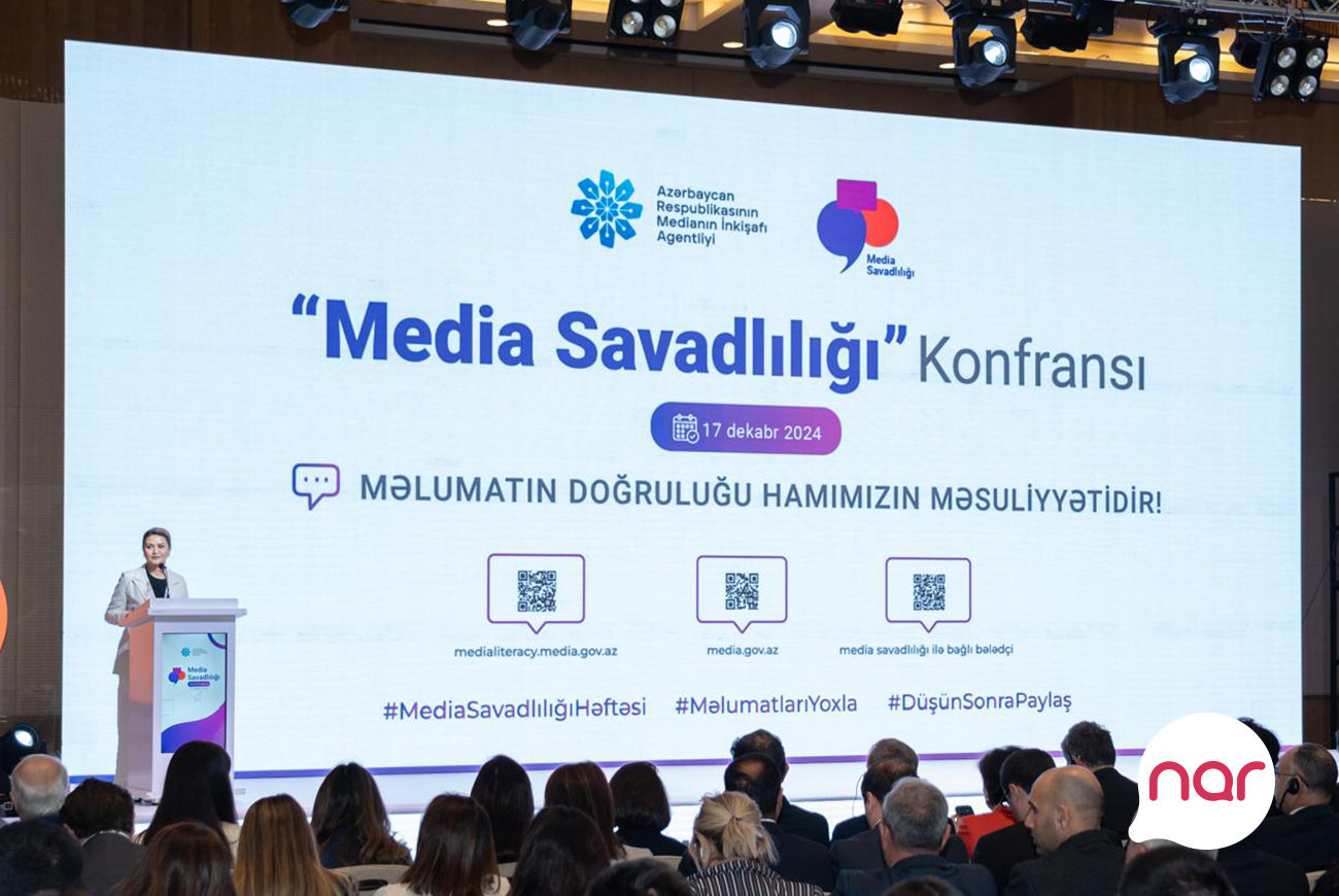 "Media Literacy" Conference was organized in partnership with Nar (PHOTO)