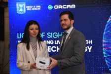 Israeli Embassy donates OrCam MyEye devices to visually impaired Azerbaijani citizens (PHOTO)