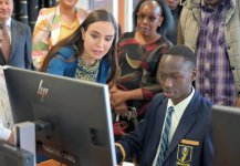 VP of Heydar Aliyev Foundation Leyla Aliyeva visits school and medical center in Nairobi (PHOTO)