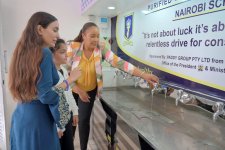 VP of Heydar Aliyev Foundation Leyla Aliyeva visits school and medical center in Nairobi (PHOTO)