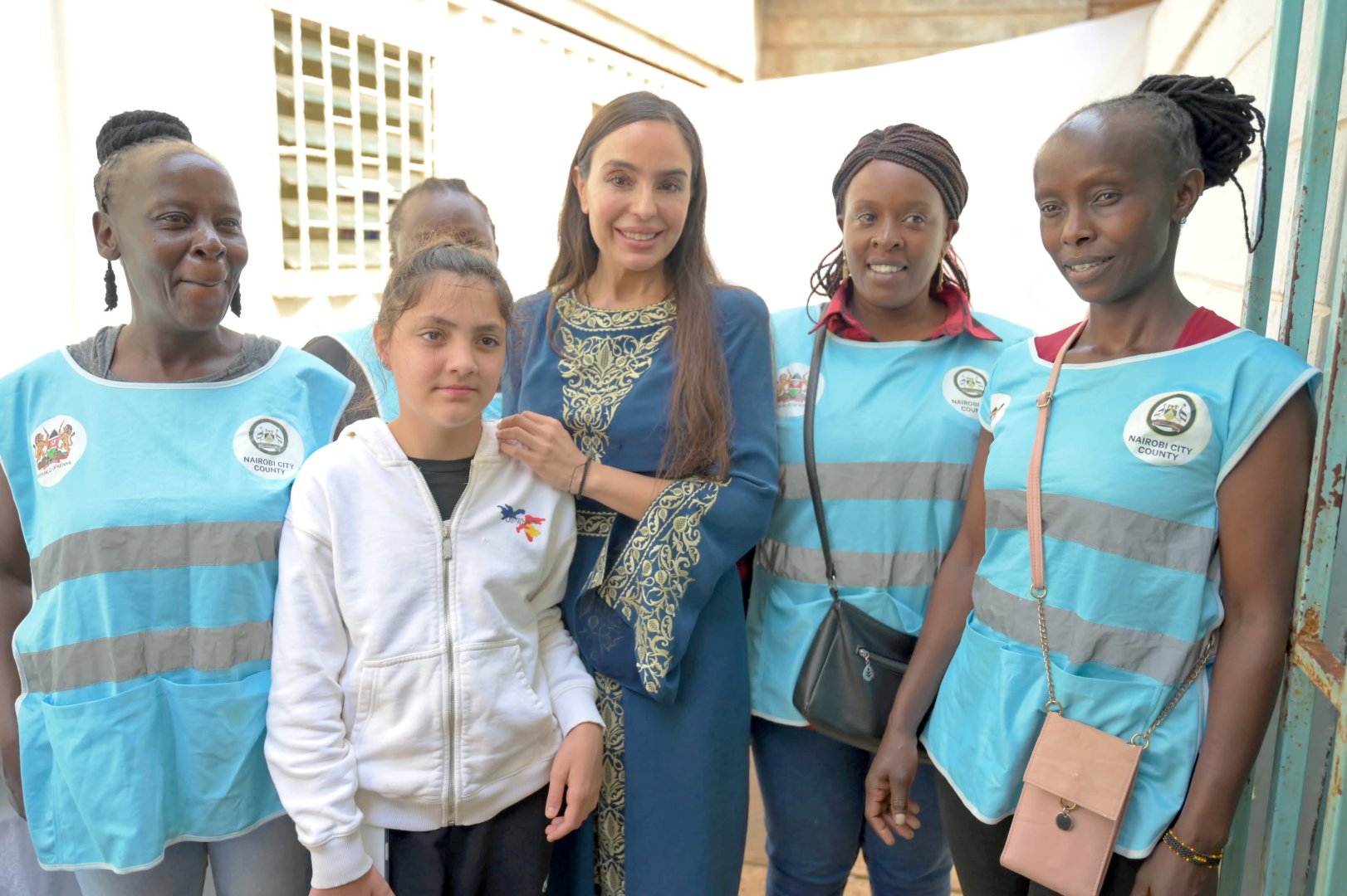 VP of Heydar Aliyev Foundation Leyla Aliyeva visits school and medical center in Nairobi (PHOTO)