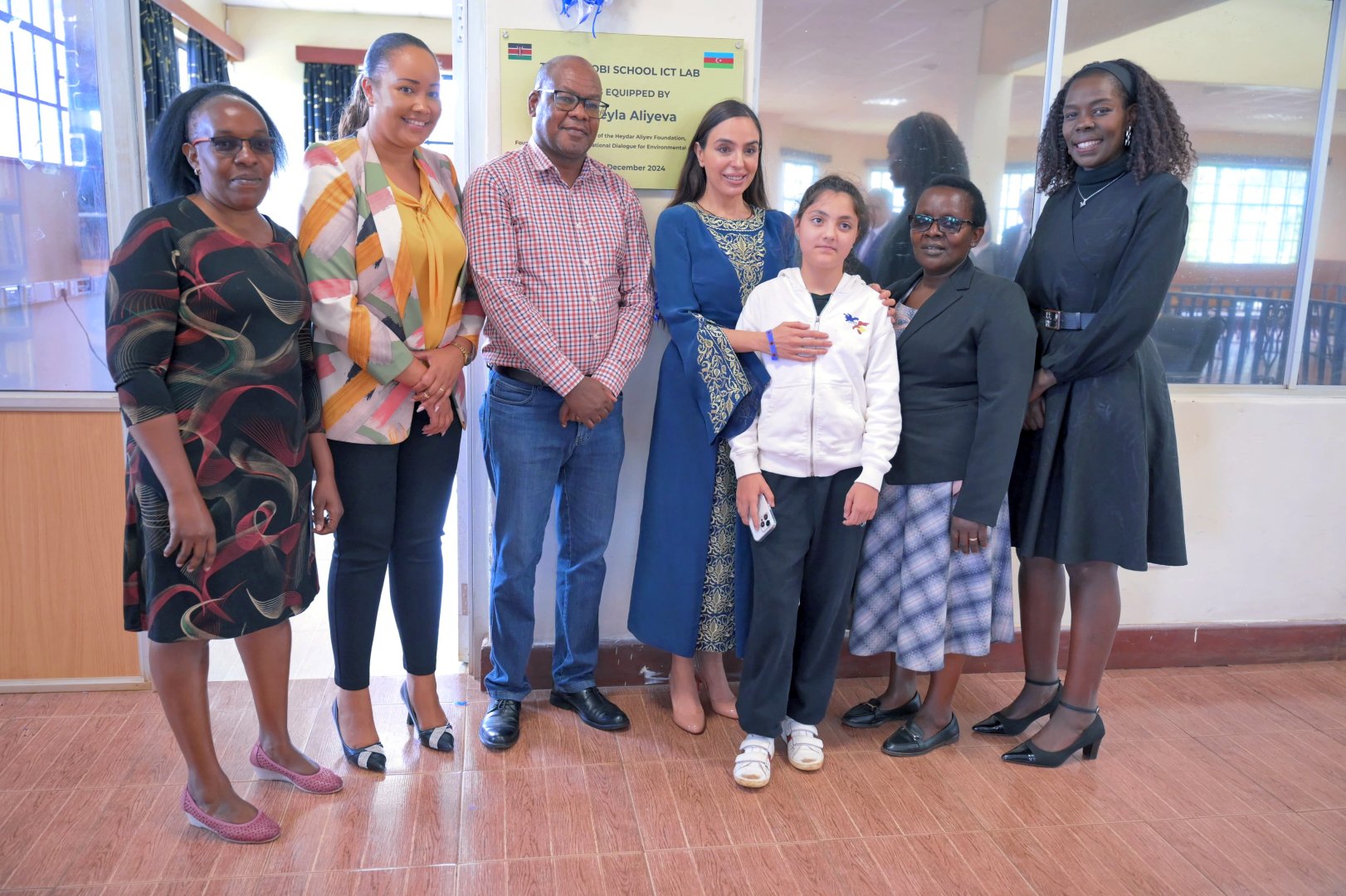 VP of Heydar Aliyev Foundation Leyla Aliyeva visits school and medical center in Nairobi (PHOTO)