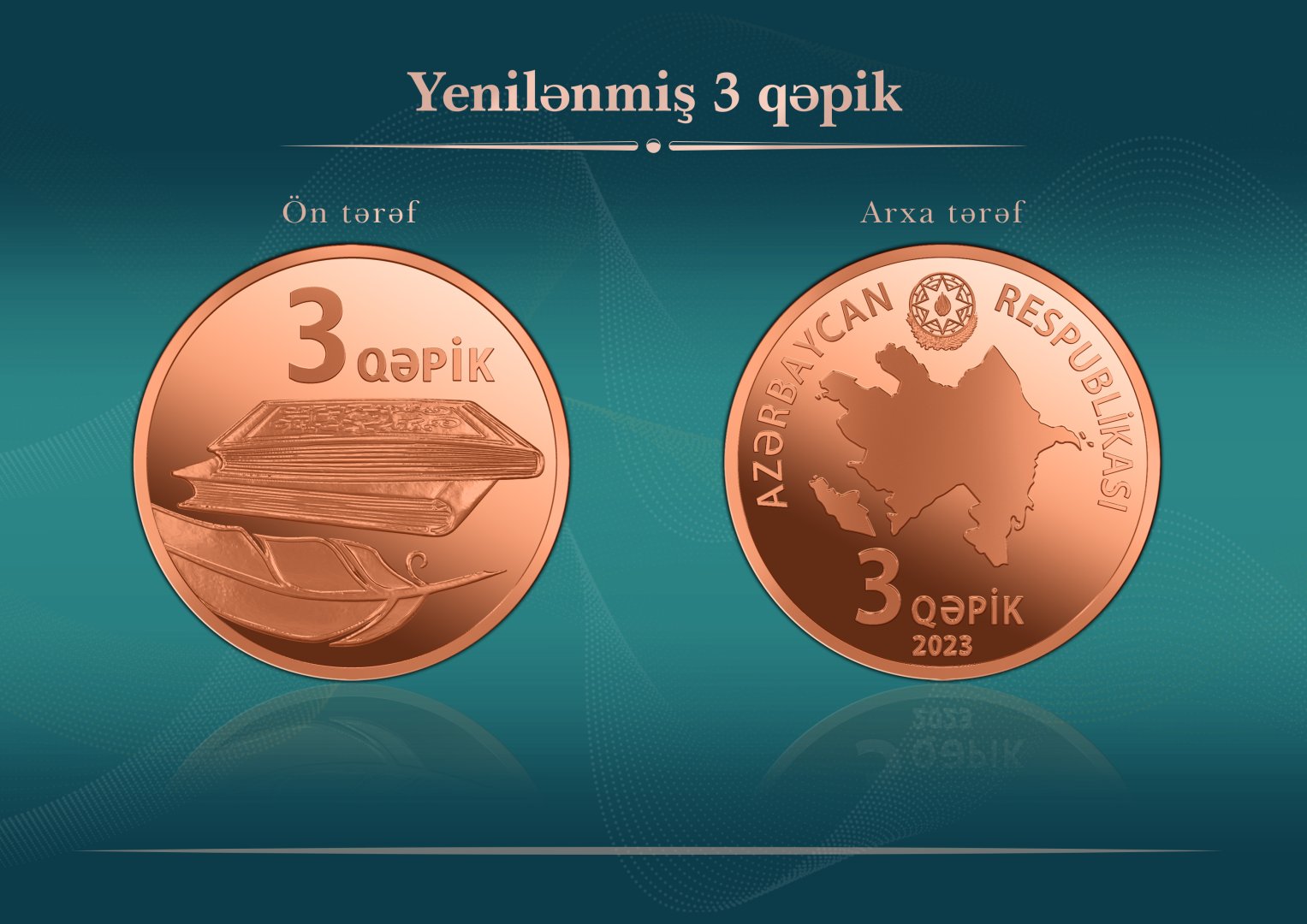 Azerbaijani Central Bank updates three-gapik denominated coins