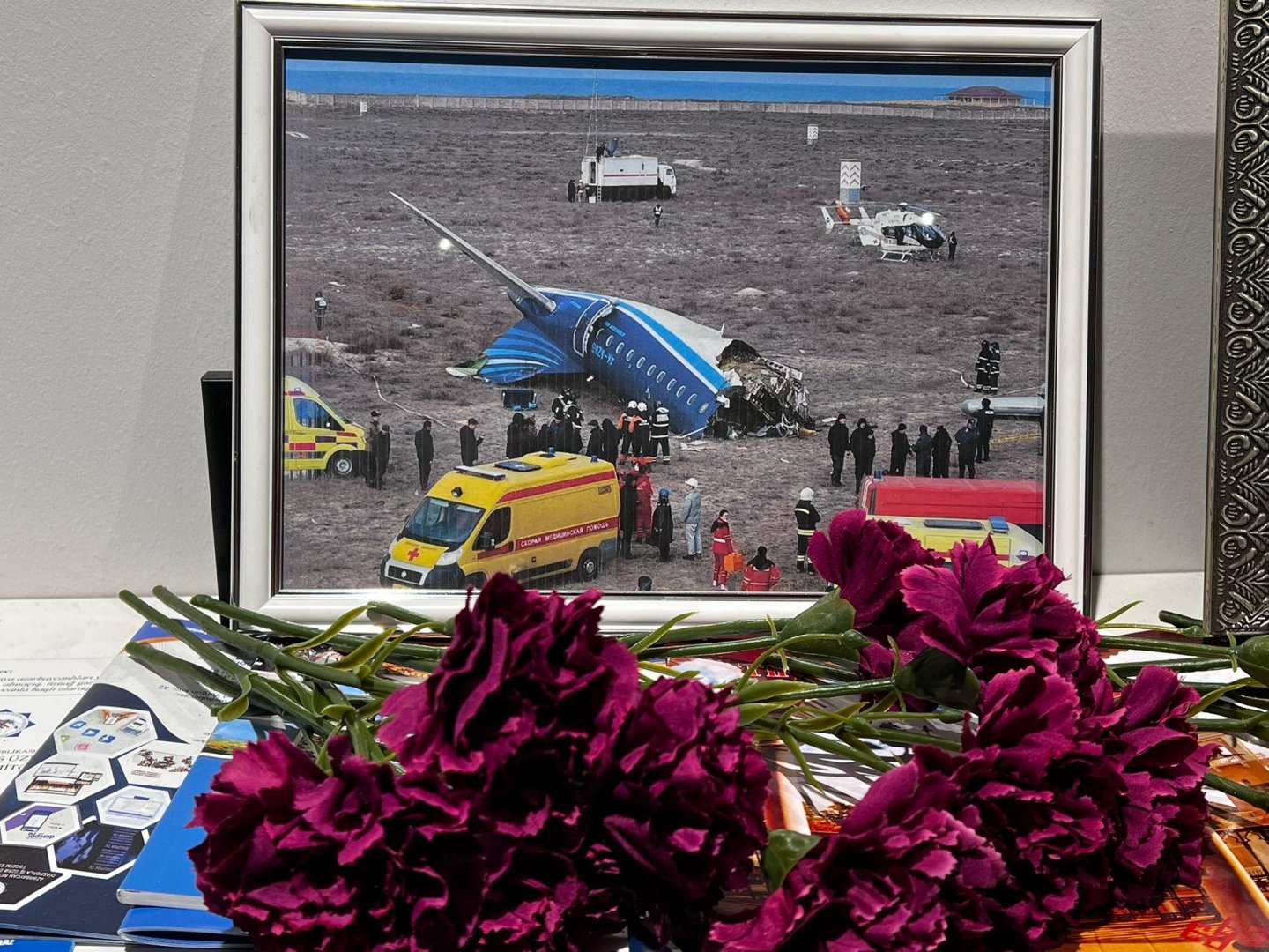 Azerbaijan house in Austria dedicates memorial corner to Aktau crash victims (PHOTO)