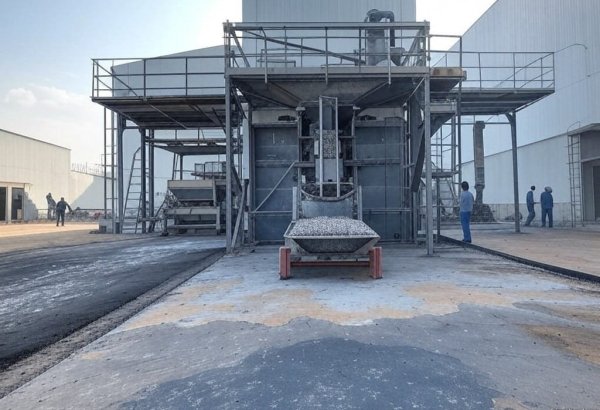 Azerbaijan exposes asphalt and concrete production volumes