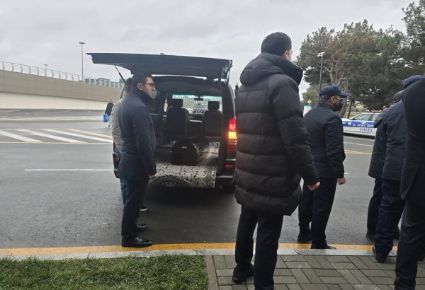 Plane crash crew members' bodies arrive at Azerbaijan's Heydar Aliyev Int'l Airport for farewell ceremony (PHOTO/VIDEO)