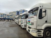 Azerbaijan sends its inaugural humanitarian aid caravan to Syria (PHOTO/VIDEO)