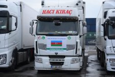 Azerbaijan sends its inaugural humanitarian aid caravan to Syria (PHOTO/VIDEO)