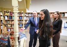 Heydar Aliyev Foundation VP Leyla Aliyeva, Head of Baku Media Center Arzu Aliyeva visit DOST Center for Inclusive Development and Creativity (PHOTO)