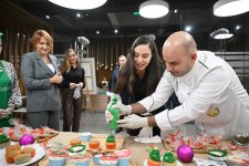 Heydar Aliyev Foundation VP Leyla Aliyeva, Head of Baku Media Center Arzu Aliyeva visit DOST Center for Inclusive Development and Creativity (PHOTO)