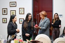 Heydar Aliyev Foundation VP Leyla Aliyeva, Head of Baku Media Center Arzu Aliyeva visit DOST Center for Inclusive Development and Creativity (PHOTO)