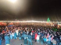 Azerbaijan's Khankendi residents celebrate New Year with fireworks (PHOTO)