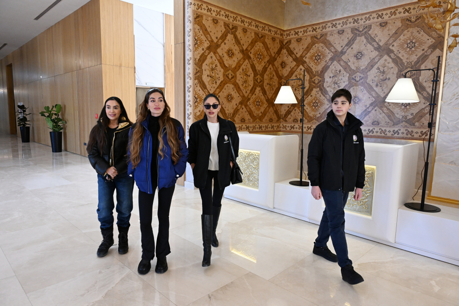 President Ilham Aliyev, First Lady Mehriban Aliyeva review works at “Lakeside” Hotel and Ski Club construction within Shahdag Tourism Complex (PHOTO/VIDEO)