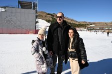 President Ilham Aliyev, First Lady Mehriban Aliyeva review works at “Lakeside” Hotel and Ski Club construction within Shahdag Tourism Complex (PHOTO/VIDEO)