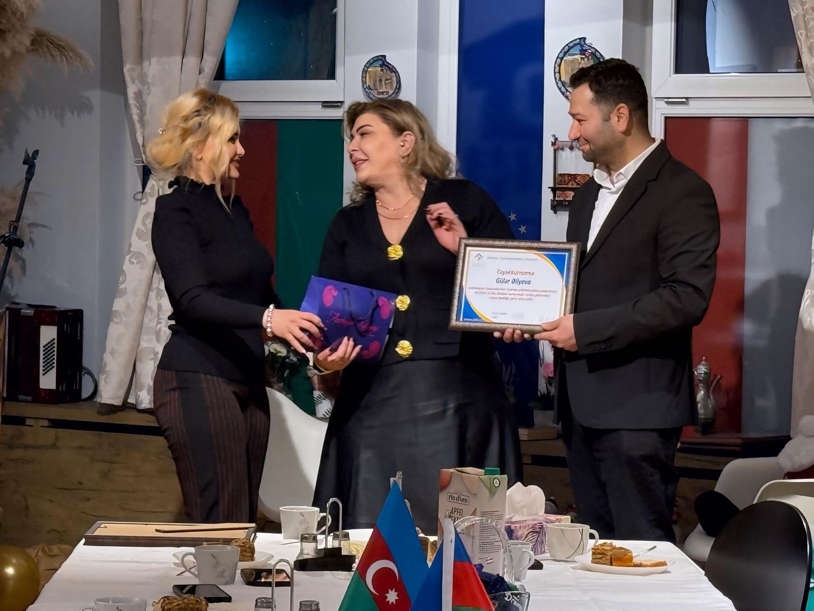 Azerbaijani diaspora activists awarded letters of gratitude in Austria (PHOTO)