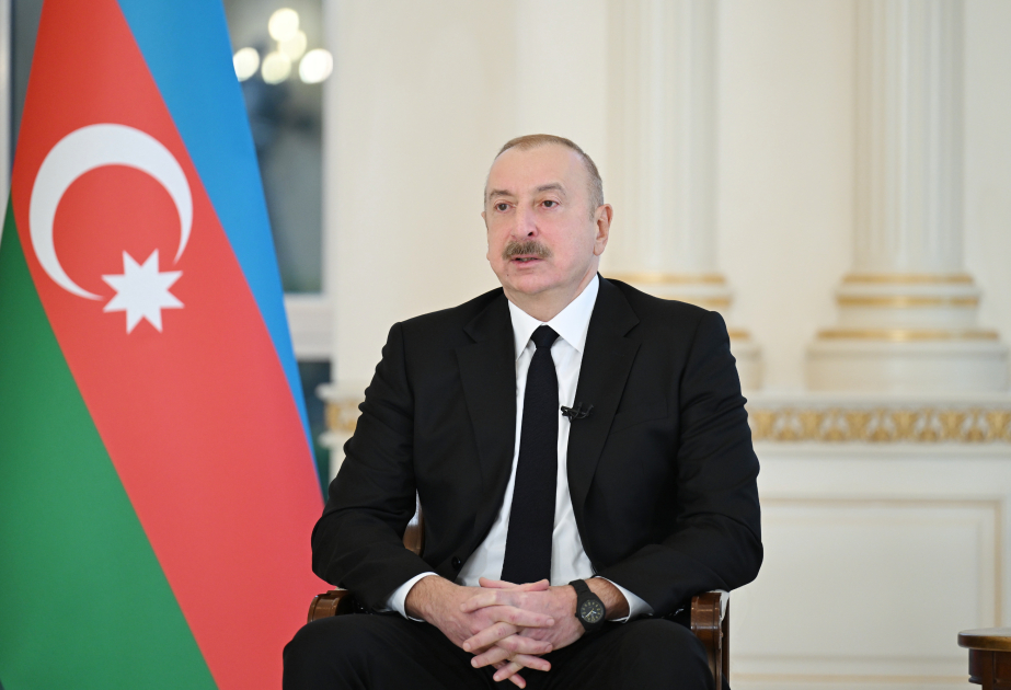 President Ilham Aliyev interviewed by local TV channels (PHOTO/VIDEO) (FULL TEXT)