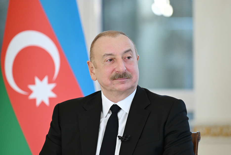 President Ilham Aliyev interviewed by local TV channels (PHOTO/VIDEO) (FULL TEXT)