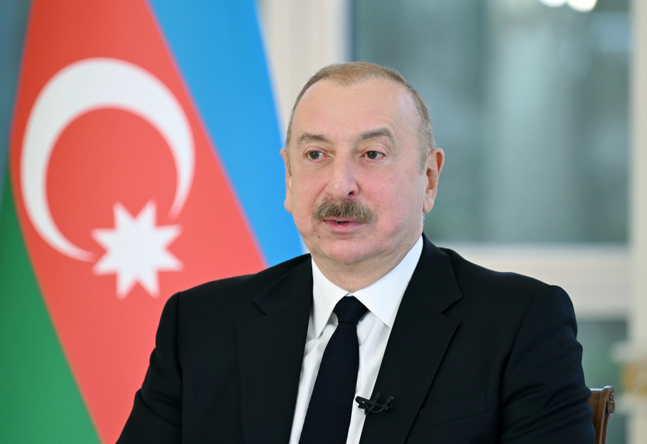 President Ilham Aliyev interviewed by local TV channels (PHOTO/VIDEO) (FULL TEXT)