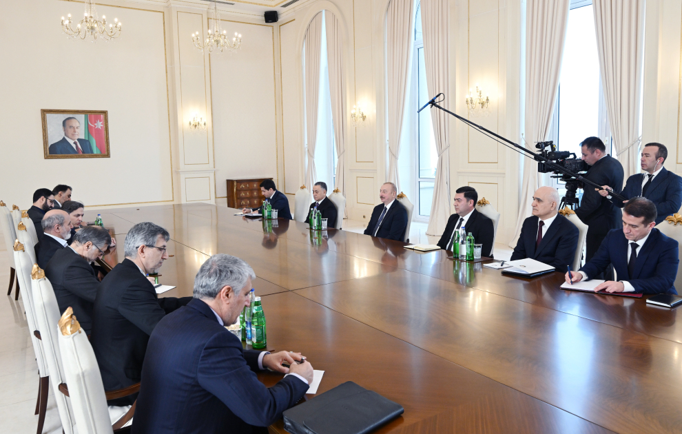 President Ilham Aliyev receives Secretary of Iran’s Supreme National Security Council (PHOTO/VIDEO)