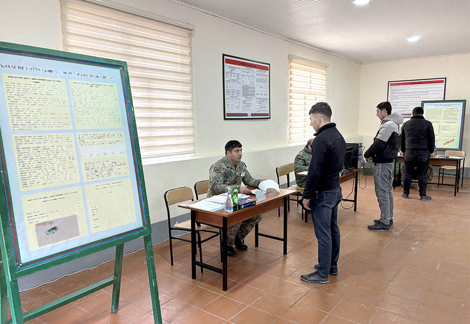 Azerbaijani army conducts regular training camps with conscripts (PHOTO)