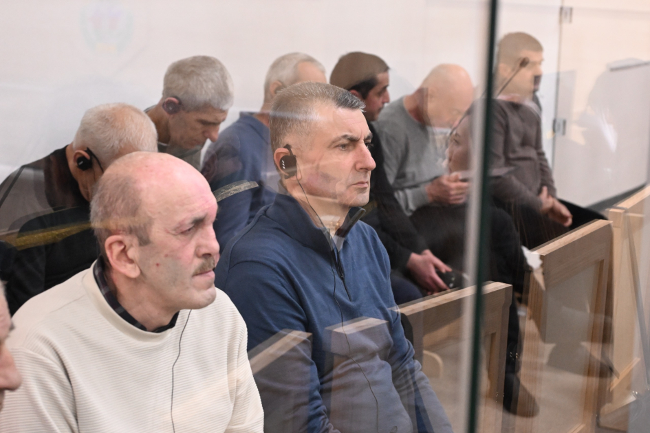 Trial of individuals accused of committing numerous crimes as result of Armenia’s military aggression begins (PHOTO)