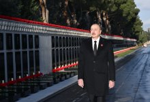 President Ilham Aliyev pays tribute to 20 January martyrs (PHOTO/VIDEO)