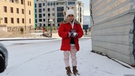 Snowfall shrouds Azerbaijan's Khankendi in white blanket (PHOTO)