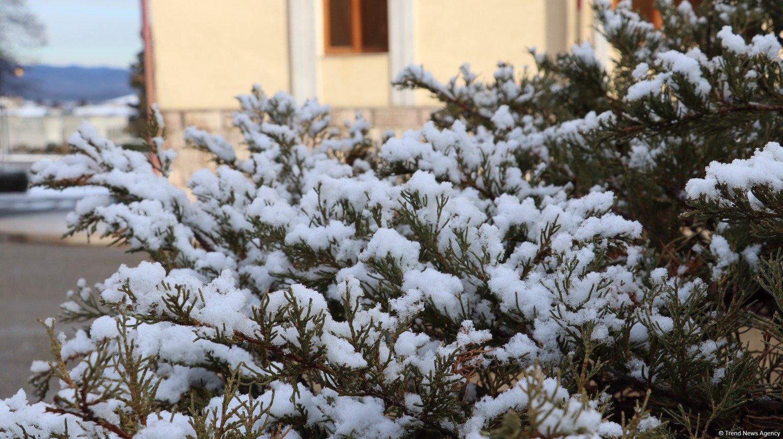 Snowfall shrouds Azerbaijan's Khankendi in white blanket (PHOTO)