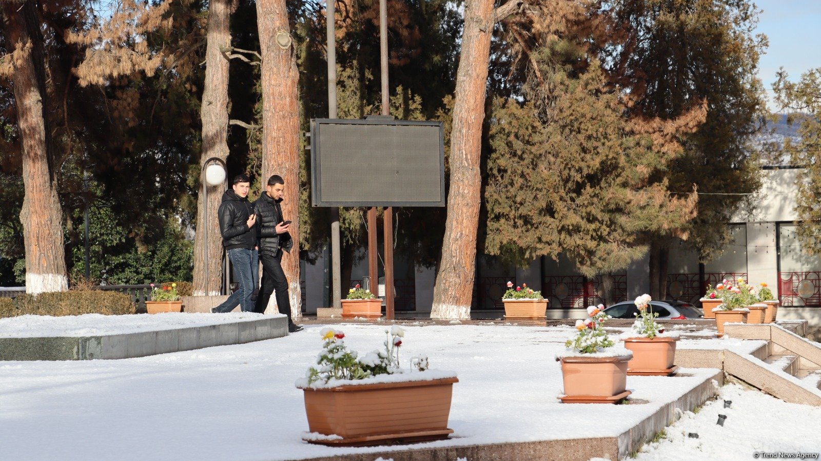 Snowfall shrouds Azerbaijan's Khankendi in white blanket (PHOTO)