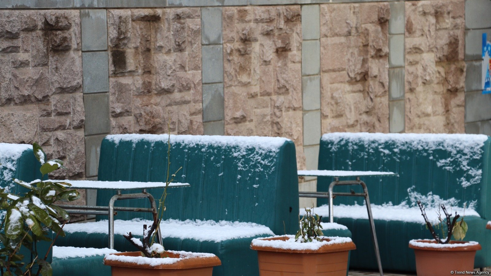 Snowfall shrouds Azerbaijan's Khankendi in white blanket (PHOTO)