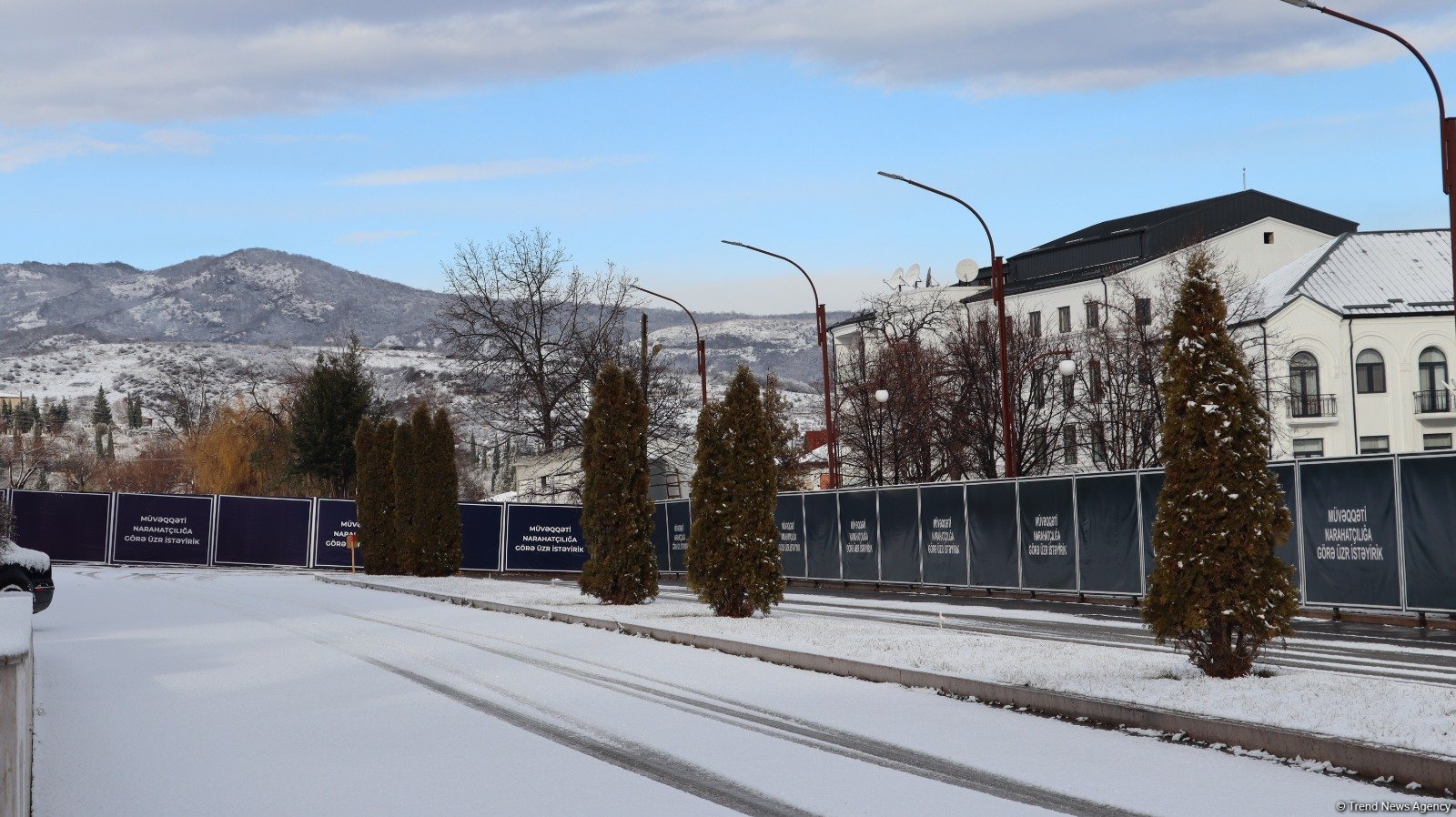 Snowfall shrouds Azerbaijan's Khankendi in white blanket (PHOTO)