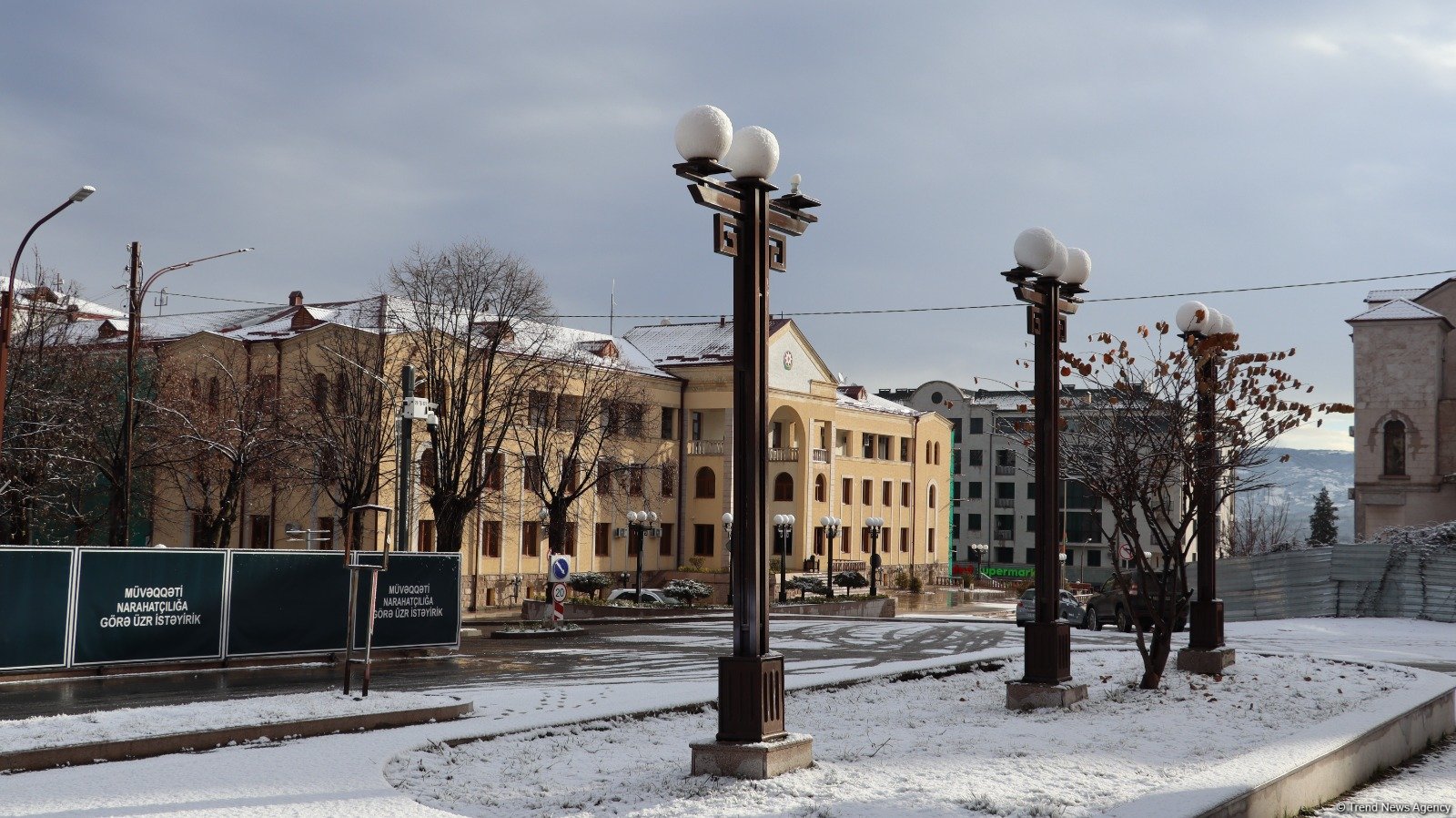 Snowfall shrouds Azerbaijan's Khankendi in white blanket (PHOTO)