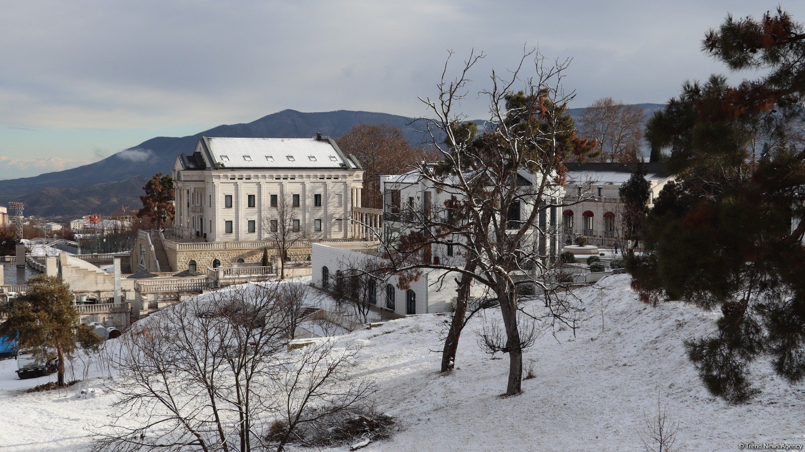 Snowfall shrouds Azerbaijan's Khankendi in white blanket (PHOTO)