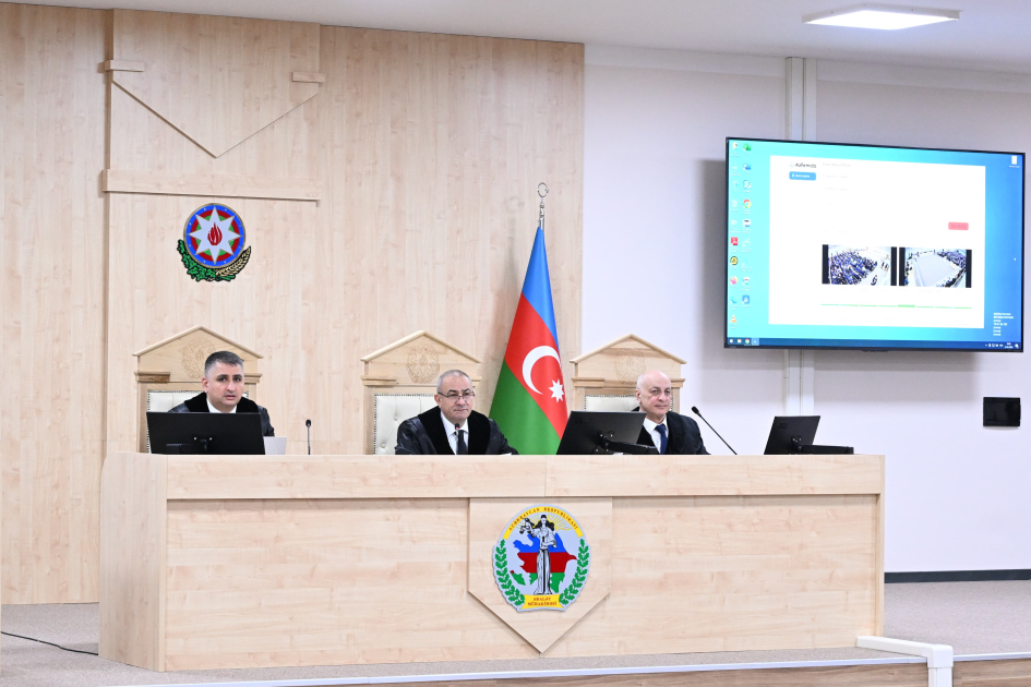 Azerbaijan proceeds with trial against accused in Armenian military aggression related crimes (PHOTO)