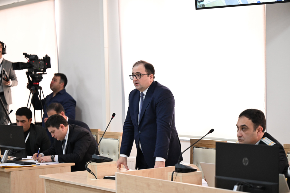 Azerbaijan proceeds with trial against accused in Armenian military aggression related crimes (PHOTO)