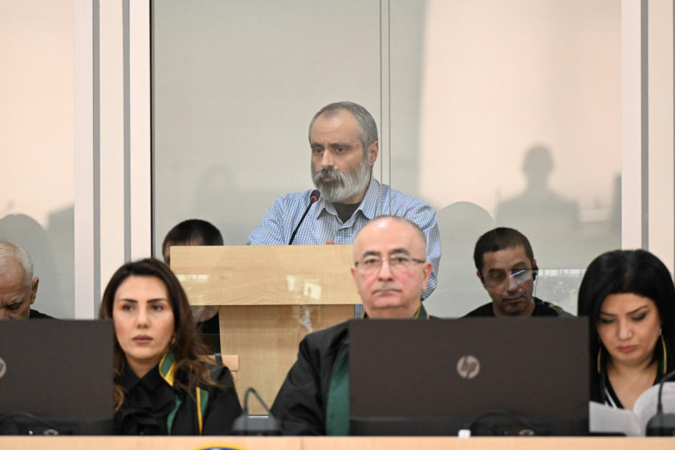 Azerbaijan proceeds with trial against accused in Armenian military aggression related crimes (PHOTO)