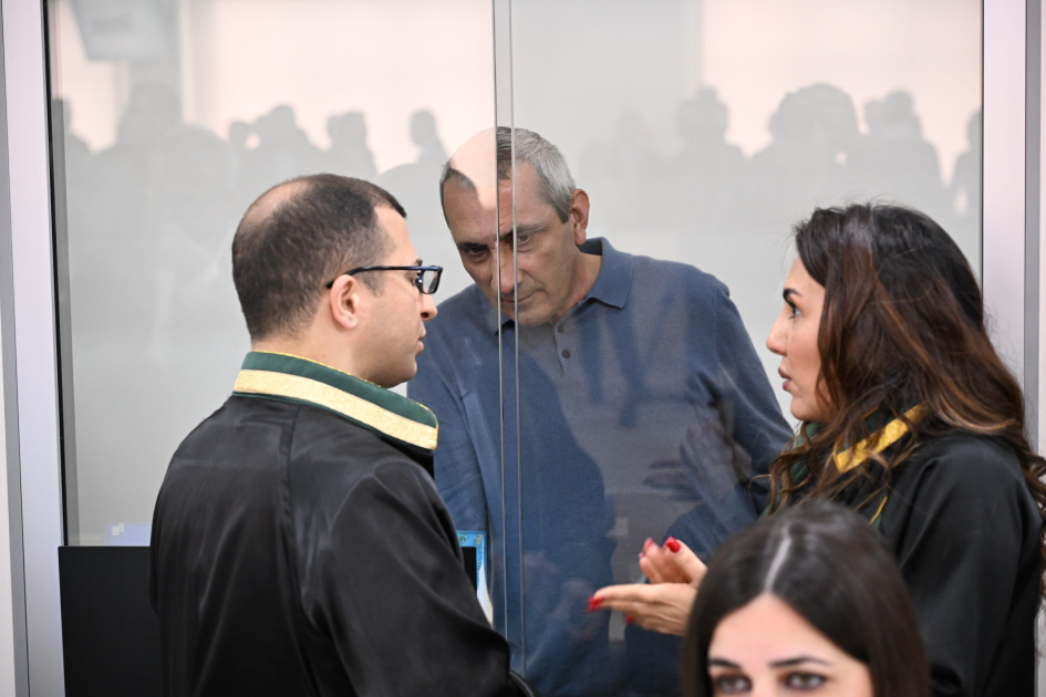 Azerbaijan proceeds with trial against accused in Armenian military aggression related crimes (PHOTO)