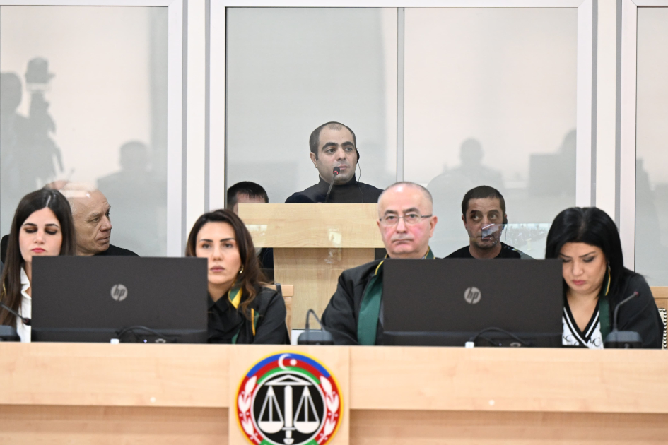 Azerbaijan proceeds with trial against accused in Armenian military aggression related crimes (PHOTO)