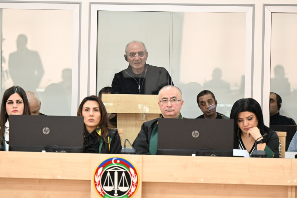 Azerbaijan proceeds with trial against accused in Armenian military aggression related crimes (PHOTO)
