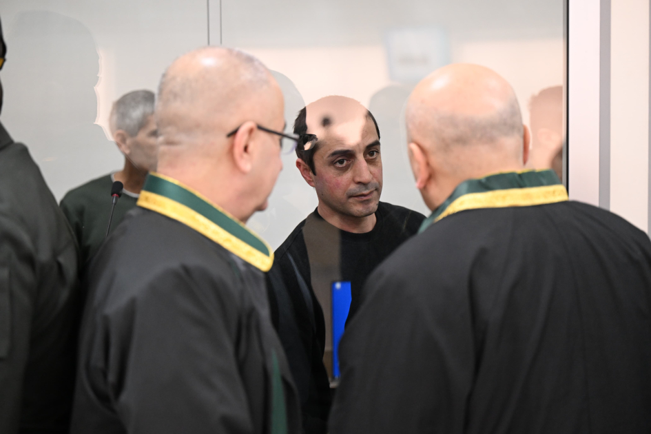 Azerbaijan proceeds with trial against accused in Armenian military aggression related crimes (PHOTO)