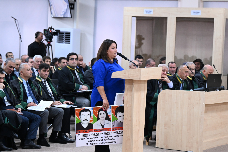 Azerbaijan proceeds with trial against accused in Armenian military aggression related crimes (PHOTO)