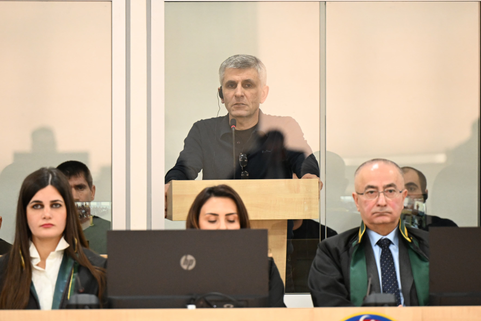 Azerbaijan proceeds with trial against accused in Armenian military aggression related crimes (PHOTO)