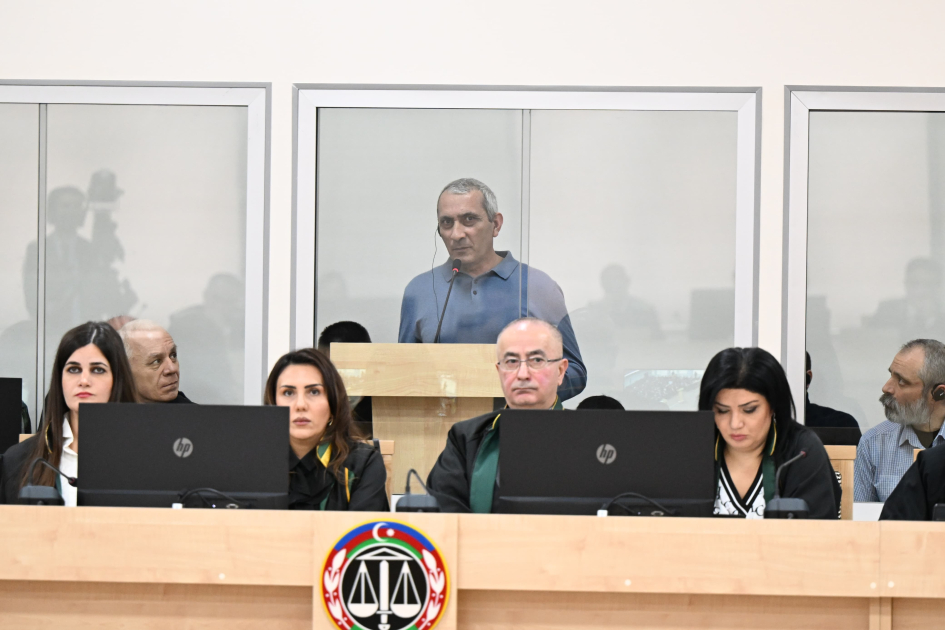 Azerbaijan proceeds with trial against accused in Armenian military aggression related crimes (PHOTO)
