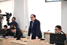 Azerbaijan proceeds with trial against accused in Armenian military aggression related crimes (PHOTO)