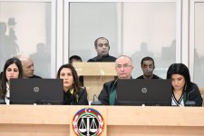 Azerbaijan proceeds with trial against accused in Armenian military aggression related crimes (PHOTO)