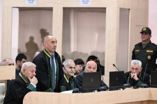 Azerbaijan proceeds with trial against accused in Armenian military aggression related crimes (PHOTO)