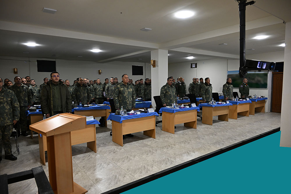 Azerbaijan's Land Forces convene in Khankendi to address border situation with Armenia