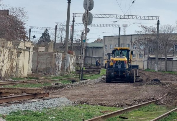 Azerbaijan launches major railway repair works on key cargo route