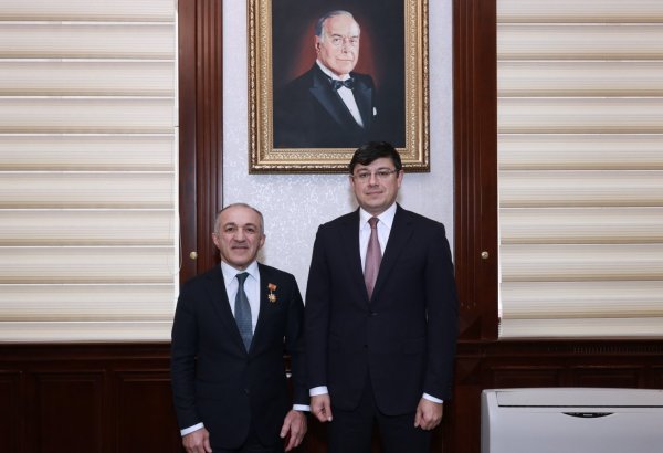 Azerbaijani diaspora organization's head wins medal in Belarus (PHOTO)