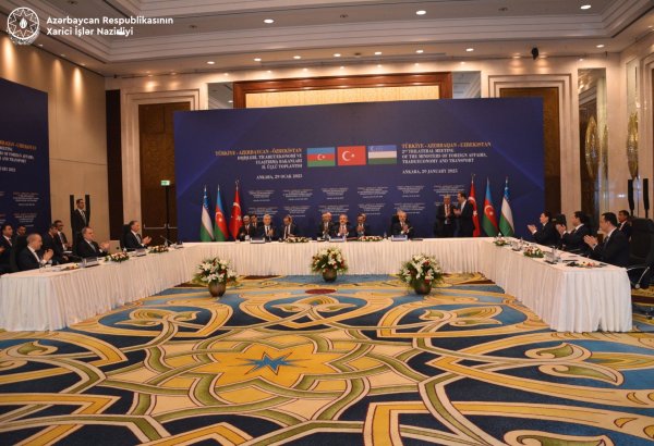 Azerbaijan, Türkiye, Uzbekistan unveil contents of signed regional agreement (PHOTO)